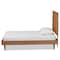 Baxton Studio Rin Mid-Century Modern Walnut Brown Finished Wood Twin Size Platform Bed 186-11138-11158-Zoro - alternate 2